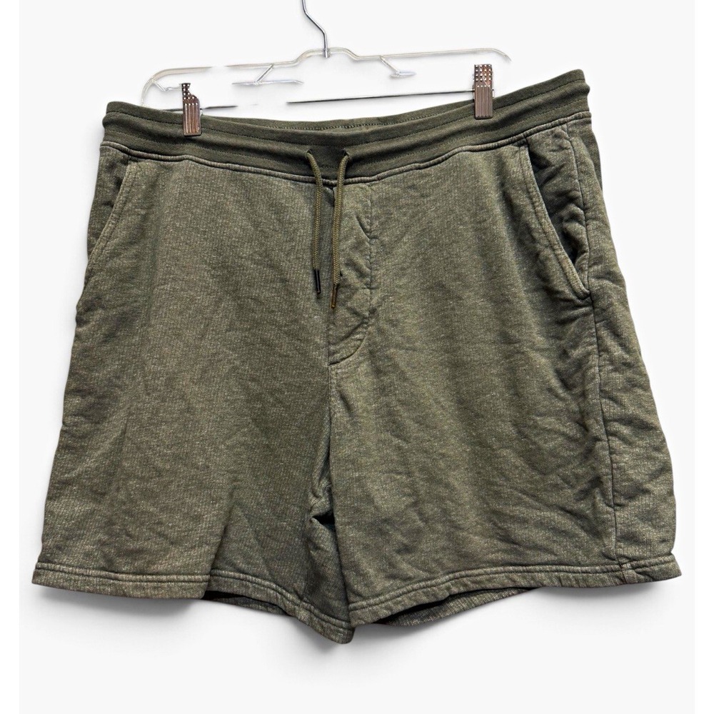 Patagonia Men's Sweat Shorts Green Size L Drawstring Elastic Waist Pockets
